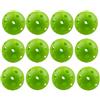 ULTECHNOVO 12 Pezzi Palline da Golf Cave per Allenamento Indoor, Plastica PE | Fori Progettati Precisione, Colore Brillante, Pratica in Garage e Casa, Uso per Reti