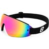 Birdz Eyewear Wing Skydiving Parasailing Occhiali con One Piece ReflecTech Rosa Specchio Lens