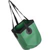 COLLBATH Catino Pieghevole da Campeggio 10l in PVC Verde per Viaggio | Struttura Pieghevole, Manico Ergonomico e Tracolla Comoda, per Lavare e Piatti in Tenda