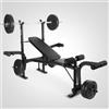 HoldOneLight Panca per pesi regolabile 6 in 1, panca da allenamento con inclinazione e declino piatto, con estensione per gambe, cuscinetto per ricci preacher e supporto per squat, attrezzatura pieghevole per