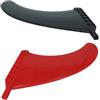 GLEAVI 2 Pezzi Pinna Posteriore Rimovibile per Tavola SUP e Surf, Gomma | Ricambio Facile da Montare, Migliora la Traiettoria, per Canoa e Barche, Colore Assortito