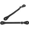 SAFIGLE 2 Pezzi Cinturini per Speroni Regolabili in PU Nero | Design Elegante e Confortevole, Uso Quotidiano e Gare, per Allenatori e Uomini, Stile Western