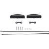 ULTECHNOVO 14 Pezzi Kit Maniglie per Kayak e Canoa, Nero, Trasporto | Impugnatura Ergonomica e Corda Intrecciata, Plastica Resistente, Acciaio Inox, Montaggio Anteriore o Posteriore