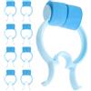 GALPADA Pezzi Clip per Naso per Allenamento Respiro, Verde Pom Eva | Nuotatori e Anziani, Leggero e Portatile, Adatto a Ponte Nasale e Fori Nasali