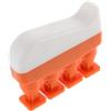 ULTECHNOVO Allenatore Forza Dita a Forma di Delfino per Pianisti Arancione | Resistenza per Singolo Dito, Riabilitativo, Gomma Tpr Abs, Pratica Musicale e Ufficio