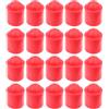 Amosfun 25 Pezzi Protezione per estremità Stecca da Biliardo in Gomma | Antiurto e Resistente All'usura, per Viaggio e Trasporto nella Custodia, Adatta a Stecca e Snooker