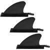 Hemobllo Pinna di Ricambio per Tavola Sup in PVC Nero, Installazione Rapida | Softboard e Modelli Sup, Stabilità Migliorata, Controllo Preciso, Portatile per Sport Acquatici