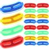 VINTORKY 20 Pezzi Copri Raggi Bici Arancioni Catarifrangenti Compatti | Plastica Circolare, Installazione Rapida, Visibilità Notturna senza Batteria, per Allenamenti e Città