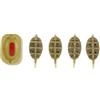 TOGEVAL Carp Feeder, Fishing Bait Feeder, Trap Fishing Tool, Gabbia in Plastica e Metallo, Design Cavo, per Portare L'esca in Acque Profonde, per Appassionati di Pesca