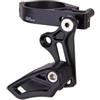 SUPVOX Guida Catena Singolo Disco per Bici da Montagna 31,8-35 MM | Nailon e Lega di Alluminio, Nero, Ritenzione Catena e Minore Usura Denti, per Riparazione