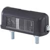 HELLA VALUEFIT Luce targa - Alogeno - 12V / 24V | Montaggio, esterno/avvitato - Colore diffusore luce: cristallino - Spina: Spina piatta - Esterno