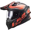 LS2, casco cross moto Explorer Alter mat black fluo orange, S