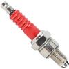 Keenso Candela per motore moto, 7,1 cm / 2,8 Candela per motore in acciaio inossidabile e ceramica per scooter ATV Quad GY6
