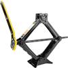 Fyrindel Cric per Auto 2T, Crick Auto, Martinetto per Auto con Chiave a Cricchetto, Cric Voiture Electrique, Ponte Sollevatore Auto, Cric Auto Professionale, per Auto, Camion, Berline, Furgoni