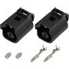 Be In Your Mind Connettore Spina Sensore 2x 1 Pin 1J0937081 1J0-937-081 Compatibile Con Sensore Pressione Olio VW