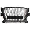 Generic Griglia Maschera Anteriore Compatibile Con Q5 2009 2010 2011 2012 8R0853651B 8R0853651C Griglia Paraurti Anteriore Auto Griglia Anteriore A Nido D'ape