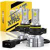 BMT xms Lampadina LED PSX24W 2504 LED, 20000LM 300% de luminosidad, Mini formato 1:1, 6500K Bianco, paquete de 2
