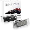 Asasytal Luci Targa LED, Lampadine SMD 12V Senza Errore OBD, Bianco Freddo Alta Luminosità, Compatibile con Renault Clio IV/V Megane IV Nissan Infiniti ecc., 2 Pezzi