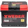 Magneti Marelli Parts & Services - Batteria Auto Weber L02, Batteria Auto 60 Ah 067060510001 al Piombo Acido ad Elevate Prestazioni, Senza Manutenzione - 12V 60Ah 540A B13 con Maniglie, Ricambi Auto