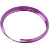 Generic Cornice Chiave Telecomando Cornice Portachiavi in alluminio 45 Mm Anello Decorativo Anodizzato Viola Protezione Antigraffio Sostituzione Diretta per MINI R55 R56 R57 R58 R59 R60 2008 su