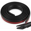 Halynor Guarnizione Parabrezza Auto a H 1,8m Profilo Gomma Sigillante Universale | Design Estruso Flessibile, Materiale Senza BPA, Resistente Alle Crepe, Riduce Vibrazioni Vetri, Isolamento Termico