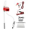 SWTHM Pompa carburante, senza spazzole, 16000 giri/min, batteria da 2000 mAh, 6,5 l/min, spegnimento automatico, porta USB/12 V (auto/CC) per diesel, benzina, acqua e carburante