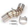 PACSCI Scarico Della Motocicletta Per Kawasaki Per Z900 Per Z900SE 2017-2026 Moto Kit Tubo Di Scarico Super Street Bike 51 MILLIMETRI Adattatore Centrale(A For 17-19 25 26)