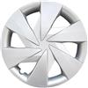 RYELDOM Copricerchi 15 Pollici Compatibili con Toyota Aygo, Set 4 Coppe Ruota Auto in Nylon Flessibile e Resistente, Copriruota per Cerchi in Acciaio, Made in Italy