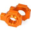 LOTFI Cursori regolatore regolatore catena adatti for EXCF EXC 525 500 450 400 350 300 250 200 125 SX SXS XCW MXC tenditore for blocco assale moto