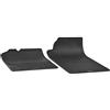 WALSER Tappetini in gomma DirtGuard su misura compatibile con Smart Fortwo 451 Coupe/Cabrio 2010 - 2015