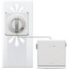 ECOVACS WINBOT W2S PRO Omni Robot lavavetri con stazione multifunzione | Pulizia da bordo a bordo, Navigazione intelligente, Serbatoio capiente, Funzionamento silenzioso, Adatto a diverse superfici