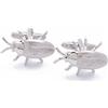 EdelManchet Gemelli - Beetle Insect Beetle - Animale - 26mm x 19mm - Gemelli con insetti