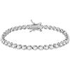 Bluespirit B-TENNIS Bracciale Donna in Argento 925, Zirconi - P.25E705000200