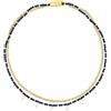 Breil, Collana Donna in Acciaio, Microsfere e Perle Naturali | Collezione Magnetica System, Perle e Cristalli Blu, Lunghezza 44, 5 cm, Idea Regalo Donna