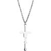 Generico My Shape Collane Gesù Croce per donne Collana Pendente Collana Collar Gioielli cristiani religiosi San Valentino