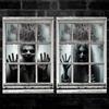 KASESSS 2Pcs Tende Halloween Decorazioni, 120×80 Tenda Horror per Halloween | Motivi con Fantasmi Femminili e Zombie Tende Spaventose per Finestre per Halloween Interne, Esterne Casa, Finestre, Porta