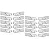 Toddmomy 20 Pezzi Clip Terminale per Cinghia in Metallo | Cinghia Elastica e Sedute Imbottite, Finitura Argento, Supporto del Cuscino, Resiste a Usura e Deformazione