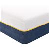 wowttrelax Materasso 90x200 Memory 9 Zone Ortopedico | Materasso 90x200 memory ortopedico 9 zone, 20 cm, doppia faccia morbida/rigida, sfoderabile, anallergico