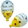 SICILIA BEDDA CAPACI Palloncino da parete in pregiata ceramica Siciliana, h 18 x 12 cm ca. (1Uni