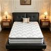 YIDATONG Materasso 90x200, Altezza 28 cm, Molle Insacchettate con Memory Foam Viscoelastico, Certificato Oeko-TEX®, 8 Zone di Supporto, Materasso Singolo Ortopedico, Rivestimento Traspirante