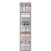 LNGJIN Porta Organizer Armadio, con 5 tasche e ganci, Portaoggetti da Appendere, Organizer da porta con tasche, Organizer armadio da appendere, può essere utilizzato per riporre e organizzare.