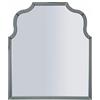 Mauro Ferretti Specchio da Muro Ankara Grigio MDF 78x93 cm