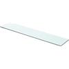 Atosonza Mensola da parete in vetro trasparente, 70 x 15 cm, con 8 mm di spessore, 15 kg, moderna mensola sospesa per soggiorno, cucina, bagno, corridoio, ufficio, supporto da parete salvaspazio