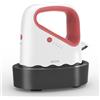 AOOIIN Mini pressa a caldo per il trasferimento di magliette, cappelli, scarpe, borse, mini ferro da stiro per Cricut, colore rosso