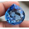 Tanzanite Naturale 60.00 KT Cuore Taglio Ricco Blu Traslucido Certificato Gemma
