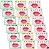FIQLUL Maschera Labbra Set 18 Pezzi - Patch Labbra Idratante con Ciliegia, Miele e Aloe Vera per Cura di Labbra Secche e Screpolate, Trattamento Notte Nutriente e Rimpolpante contro Rughe Labiali