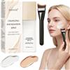 BASTOUR Mira Glow Fondotinta Pelli Mature Miraglow Fondotinta Adattivo Over 50，1PC | SPF15 Fondotinta Cambia Colore con Spazzola Trucco, Texture Idratante, Naturale, Effetto Uniforme e Luminoso a Lunga Tenuta