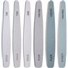 HomeyEra Set di lime e buffer per unghie, 6 pezzi, kit professionale per unghie acriliche e naturali, grana 100/150/180/220/240/280/1000/4000 grana morbida lima per unghie in gel e buffer limetta limetta per