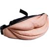 Generico Beer Gut Fanny Pack, Funny Belly Bag, Novelty Realistic 3D Waterproof Fanny Pack, Unique Gag Gift for Men Women (A-4)