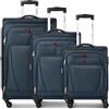 WENGER Beaumont_Parent, blu navy, Set da 3 (S/M/L), Bagaglio morbido